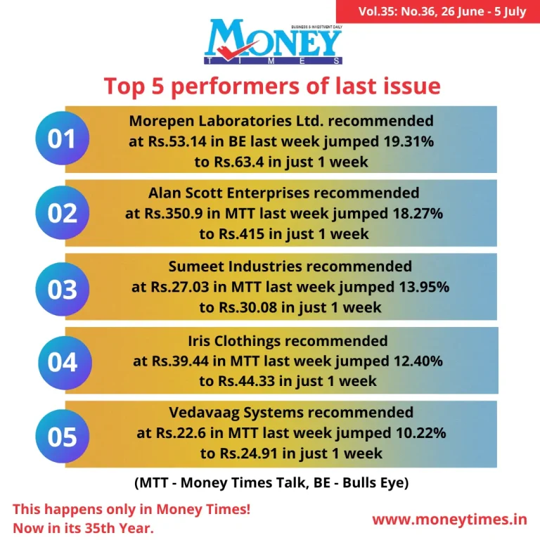 Money Times Top 5 performers